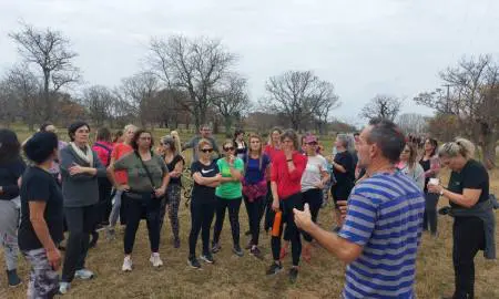 María Teresa: Gran convocatoria en la caminata saludable