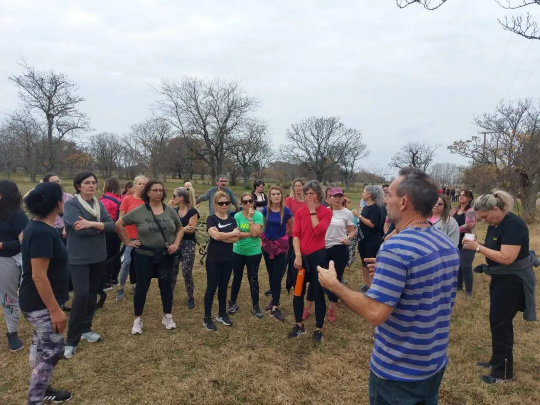 María Teresa: Gran convocatoria en la caminata saludable