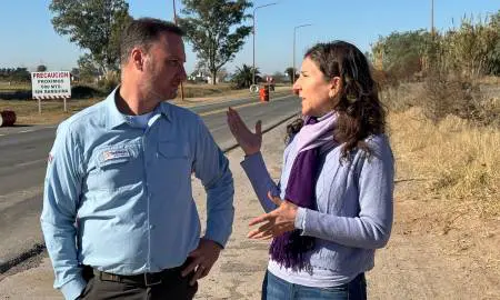 Di Gregorio y Enrico reafirman la sintonía del gobierno provincial con General López