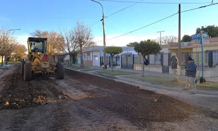 Villa Cañás: Obras y trabajos en diferentes sectores de la ciudad