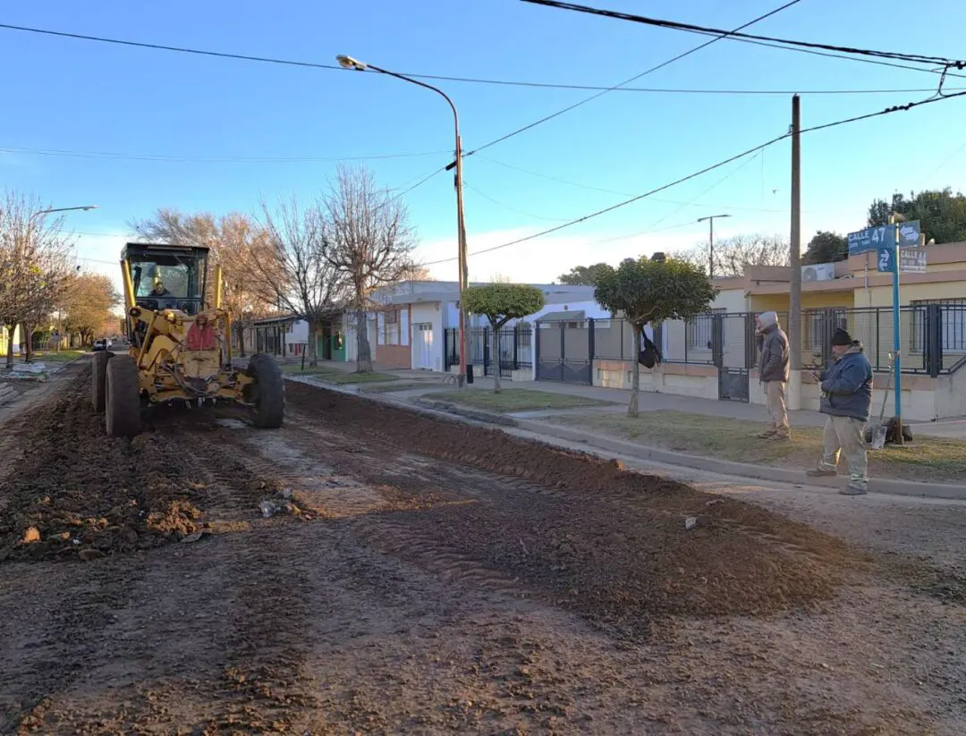 Villa Cañás: Obras y trabajos en diferentes sectores de la ciudad