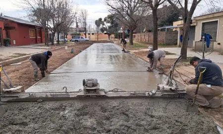 Villa Cañás: El municipio avanza con la pavimentación de más calles