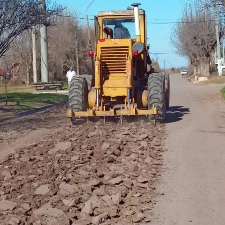 Wheelwright: Provincia y Comuna realizaron pavimento en calle J. B. Justo