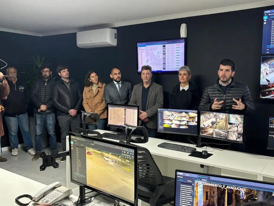 Venado Tuerto: Chiarella inauguró la ampliación del Centro de Monitoreo Municipal
