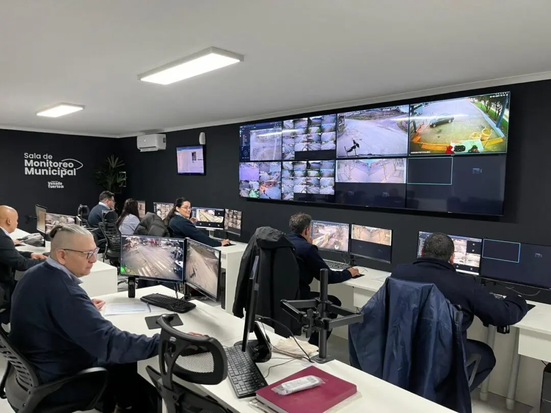 Venado Tuerto: Chiarella inauguró la ampliación del Centro de Monitoreo Municipal