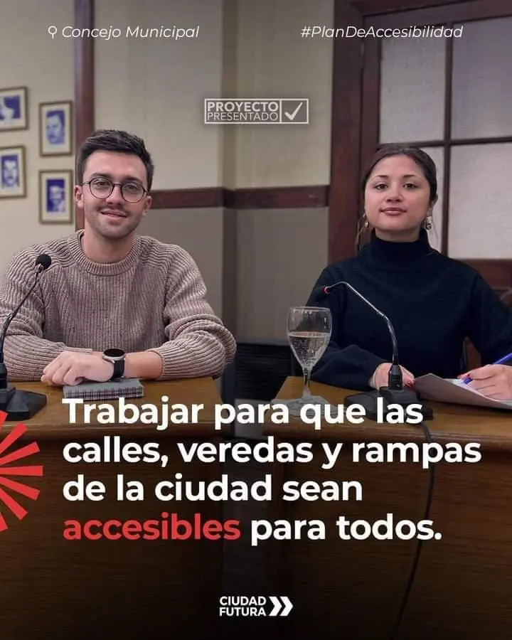 Venado Tuerto: Ciudad Futura presenta un Plan para el Acondicionamiento de Veredas y Rampas