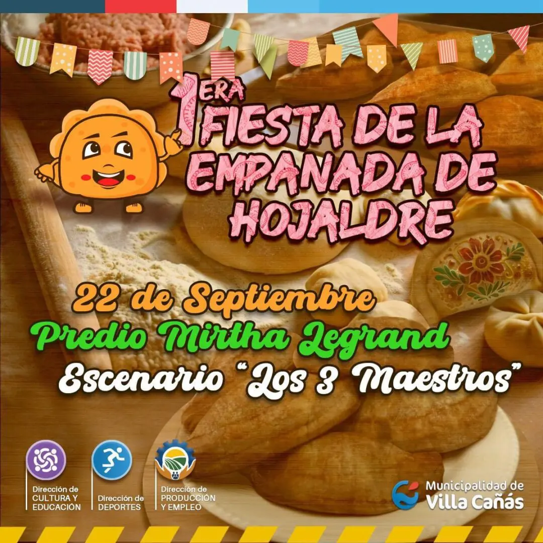 Villa Cañás se prepara para la Primera Fiesta de la Empanada de Hojaldre