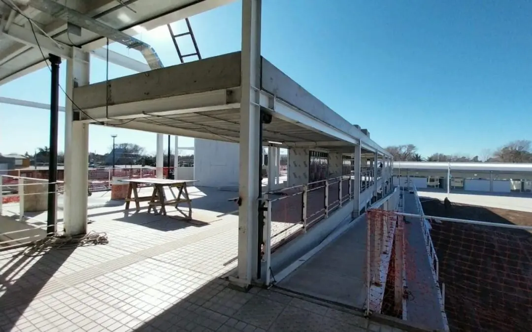 Rufino: La construcción de la nueva Escuela Agrotécnica ya superó el 70% de trabajos ejecutados