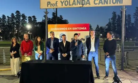 Venado Tuerto: Enrico y Chiarella encabezaron la licitación para la renovación final del Parque Municipal