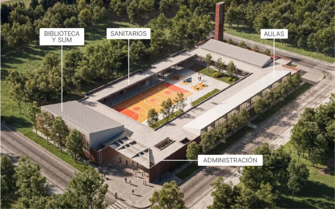 Histórica obra para Hughes: Provincia construirá el nuevo edificio de la escuela secundaria