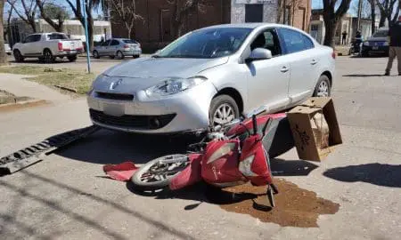 Villa Cañás: Accidente vehicular en Calle 57 y 58
