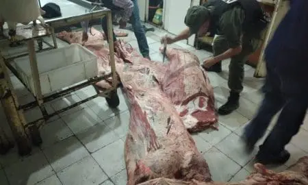 Villa Cañás: Decomisaron 650 kg de carne vacuna en múltiples inspecciones en carnicerías
