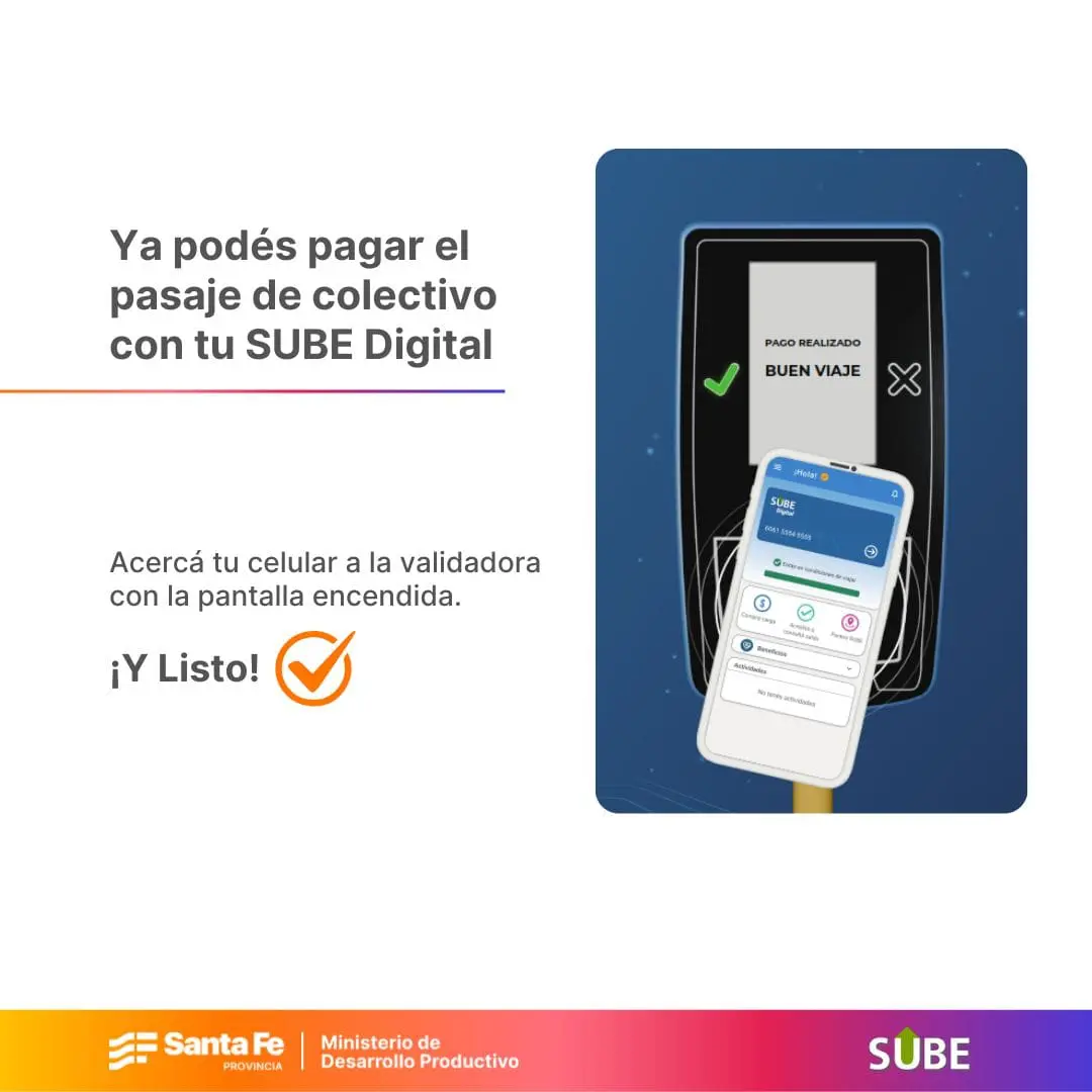 La Sube Digital llega al transporte provincial