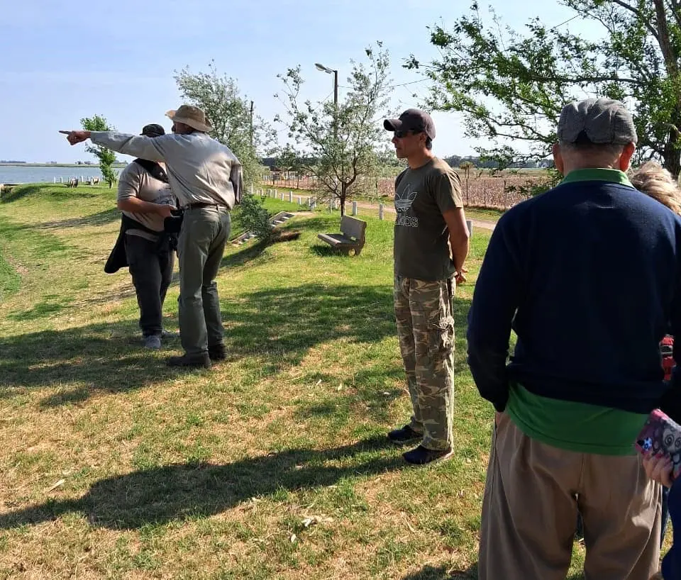 Villa Cañás: Observación de aves en el balneario