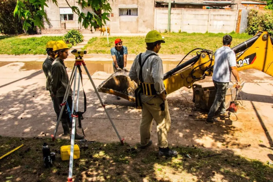 Di Gregorio: Avanza a paso firme la obra de cloacas en Diego de Alvear