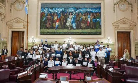 Galnares: Cajero automático para San Eduardo, el pedido de la Escuela Secundaria en Diputados por un Día