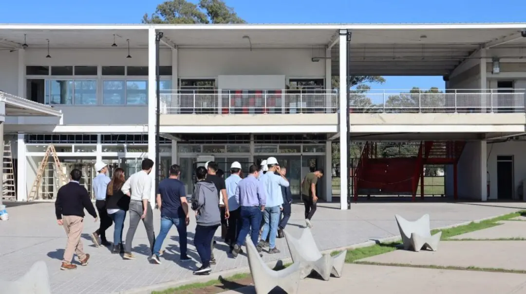 Di Gregorio: La construcción de la nueva Escuela Agrotécnica de Rufino superó el 84%