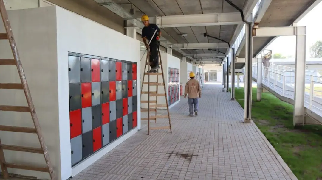 Di Gregorio: La construcción de la nueva Escuela Agrotécnica de Rufino superó el 84%