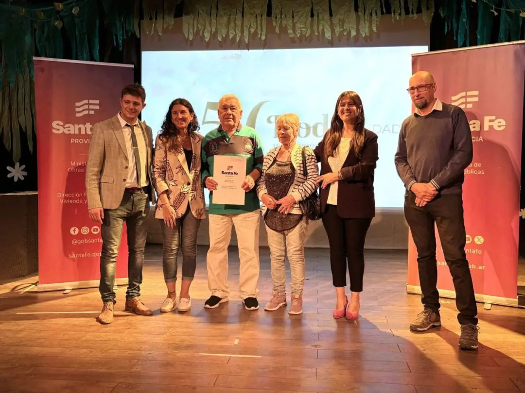 Di Gregorio valoró que familias de General López alcancen el sueño de la casa propia