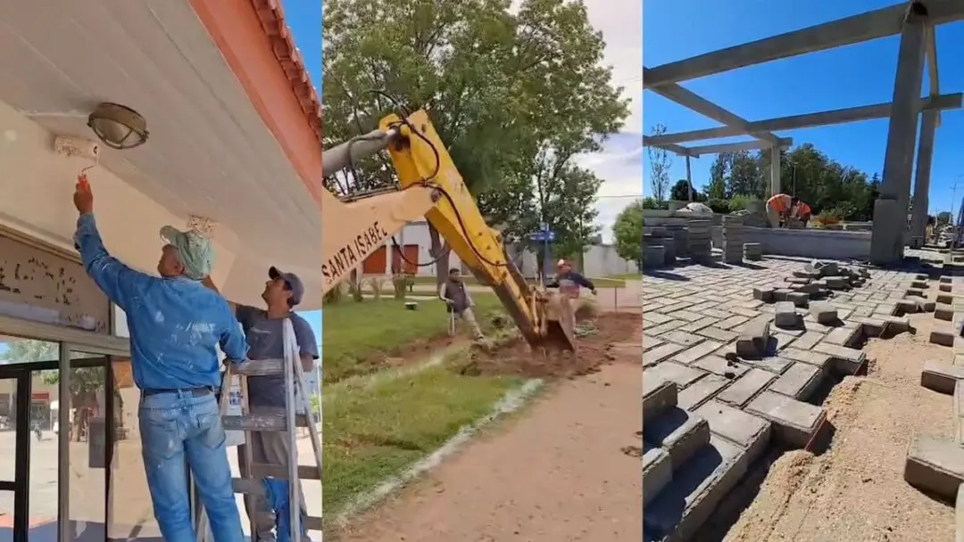 Giorgis impulsa la transformación de Santa Isabel con obras públicas en toda la localidad Giorgis impulsa la transformación de Santa Isabel con obras públicas en toda la localidad