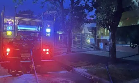 Villa Cañás: Incendio en el patio de una vivienda