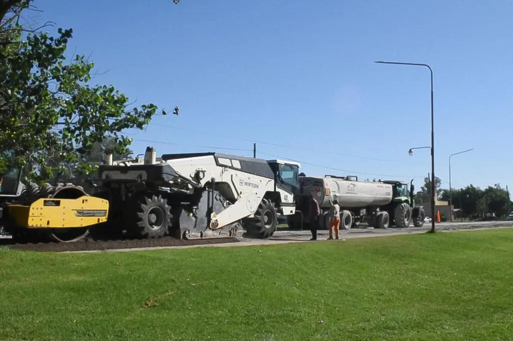 Melincué: Apoyo provincial para pavimentar el acceso por Ruta 93