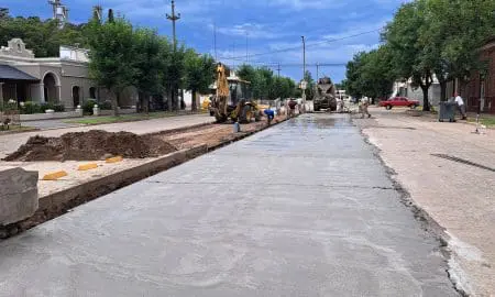 Villa Cañás: Avanza el plan de bacheo para mejorar la seguridad vial