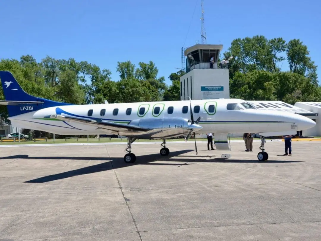 Venado Tuerto inauguró su enlace aéreo con Buenos Aires