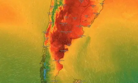Alertas roja y amarilla por viento y calor extremo en varias provincias del país