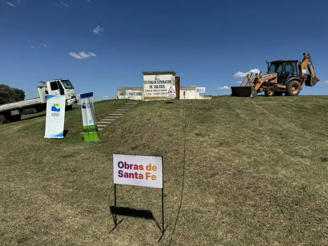 Venado Tuerto: Avanzan las obras para garantizar el servicio de cloacas al 90% de los hogares