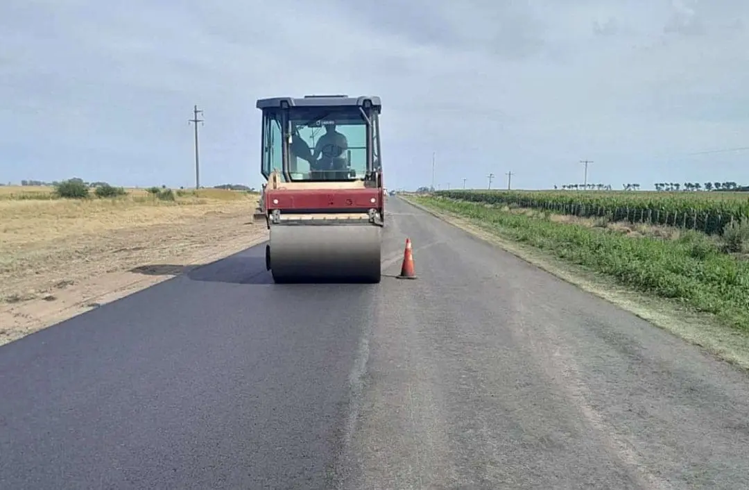 Ruta 94: La Provincia retoma la repavimentación en su etapa final