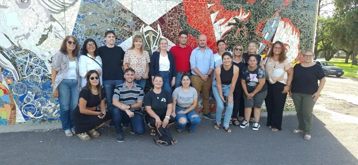 La ministra Tejeda recorrió localidades del departamento General López