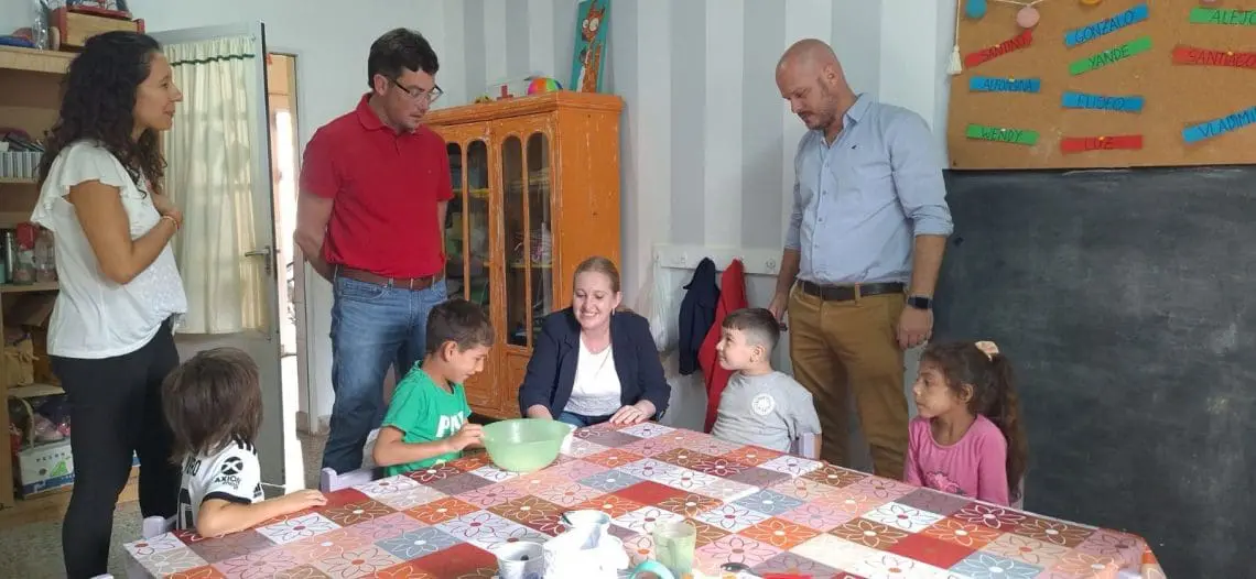 La ministra Tejeda recorrió localidades del departamento General López