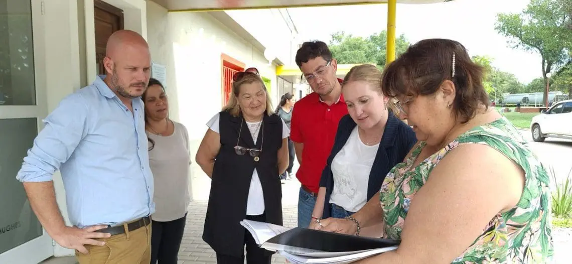 La ministra Tejeda recorrió localidades del departamento General López