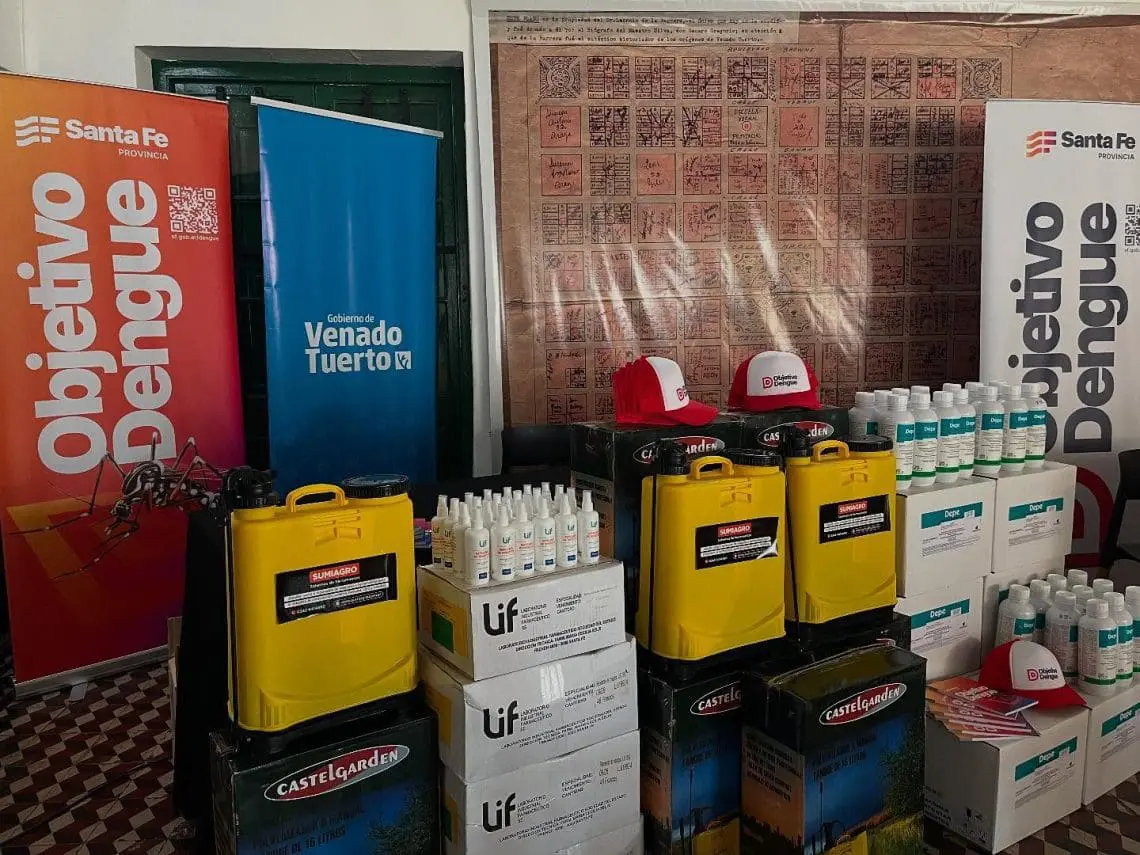 Objetivo Dengue: Provincia distribuyó insumos y equipamiento en el departamento General López