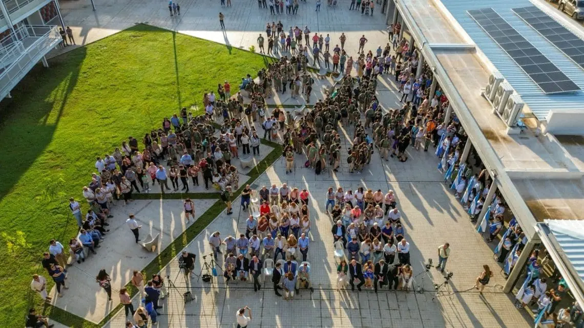 Rufino: El Gobierno de Santa Fe inauguró la nueva Escuela Agrotécnica