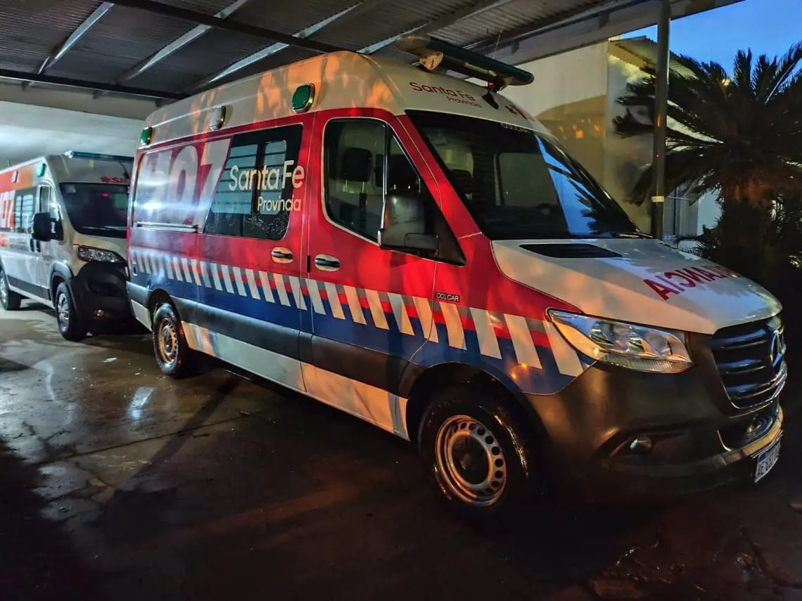 Villa Cañás: Masculino herido de arma de fuego fue trasladado de urgencia