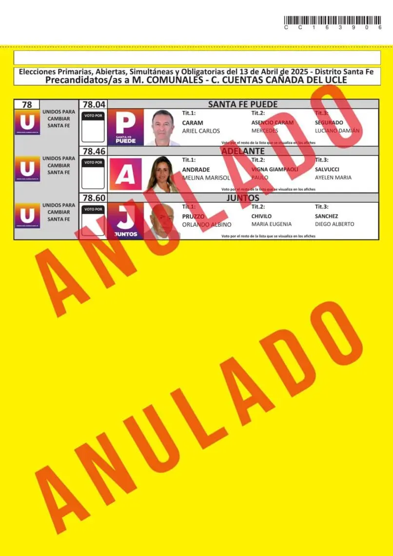 General López: Se oficializaron las boletas de cara a las elecciones del 13 de abril