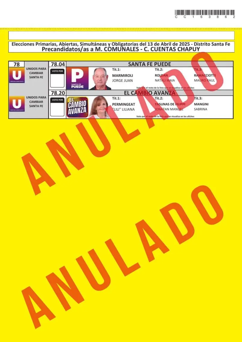 General López: Se oficializaron las boletas de cara a las elecciones del 13 de abril
