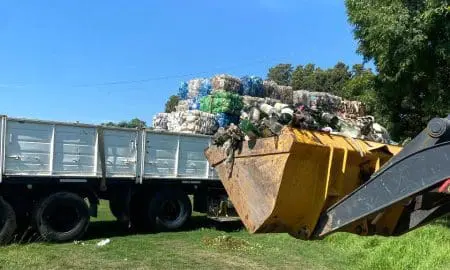 Villa Cañás impulsa la sustentabilidad con la entrega de 8.800 kilos de materiales reciclables