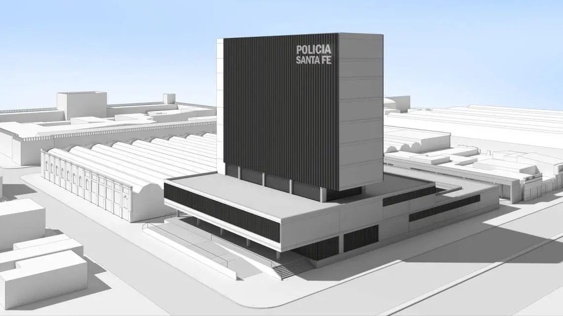 Así será la Estación Policial Rosario Centro que Provincia licita este mes