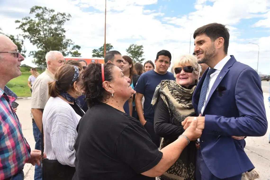 Pullaro inauguró obras viales en General López y anunció el inicio de un gasoducto
