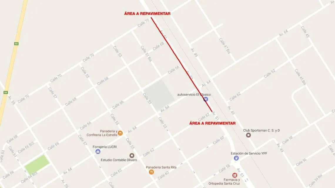 Villa Cañás recibe $924.868 para repavimentar la Avenida 51 entre 62 y 70 Villa Cañás recibe $924.868 para repavimentar la Avenida 51 entre 62 y 70