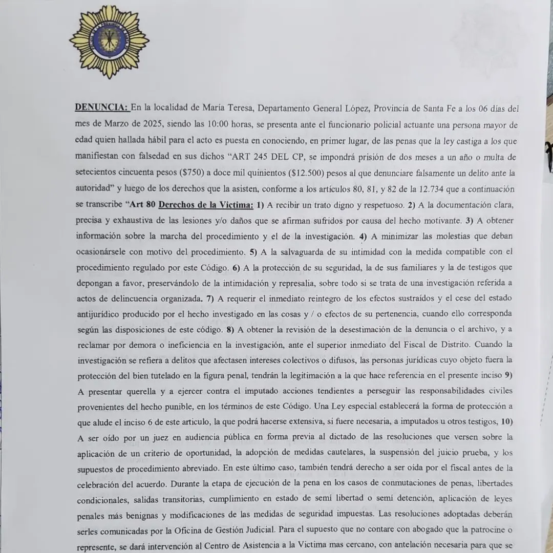 María Teresa: El presidente comunal denunció incremento de venta de drogas María Teresa: El presidente comunal denunció incremento de venta de drogas