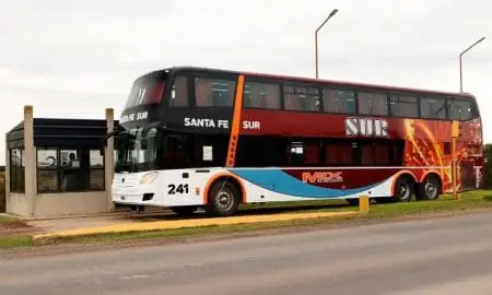 Nuevo servicio de transporte interprovincial entre Rosario y Corral de Bustos