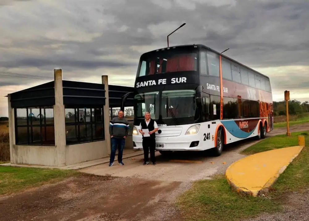 Nuevo servicio de transporte interprovincial entre Rosario y Corral de Bustos