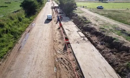 Venado Tuerto: Avanzan las obras sobre Comandante Espora en el marco del proyecto de la Av. Circunvalación