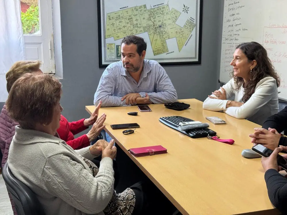 Di Gregorio visitó instituciones y acompaña proyectos en General López