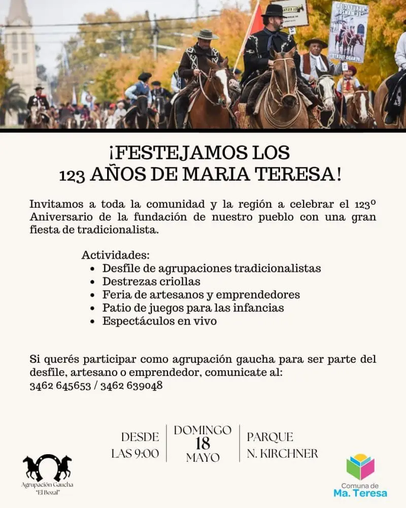 María Teresa se prepara para celebrar su 123° aniversario