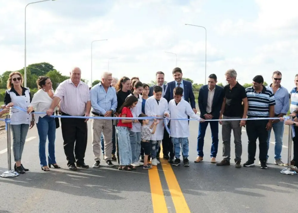 Santa Isabel: Pullaro dejó inaugurada la repavimentación de la Ruta Provincial 94